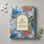 Modern Flora PrintCoastal Blue