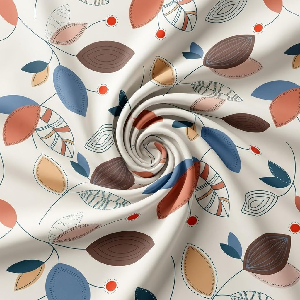 Boho Leafscape Pattern  Bedsaheet