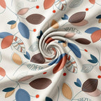 Boho Leafscape Pattern  Bedsaheet