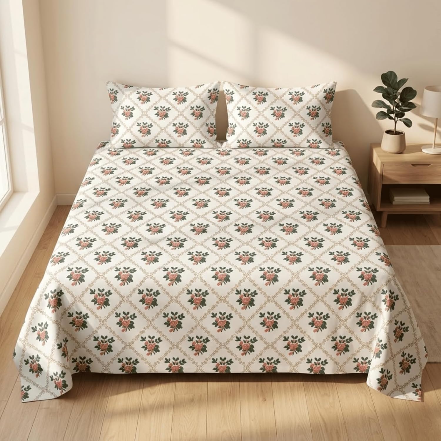 KNOT & TALES Rosewood Comfortable Bedding Set