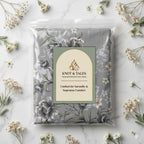 Cloud Ash Floral Printed Bedsheet