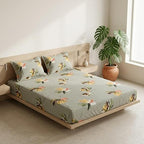 Elegant Sage Bloom Floral Print