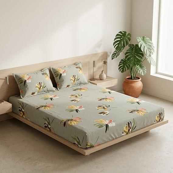 Elegant Sage Bloom Floral Print