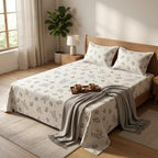 KNOT & TALES Double Printed Bedsheet Set
