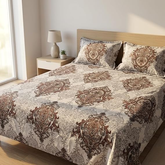 Soft Breathable Printed Bed Sheet