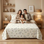 KNOT & TALES Double Printed Bedsheet Set