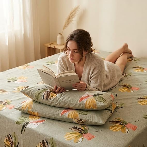 Elegant Sage Bloom Floral Print