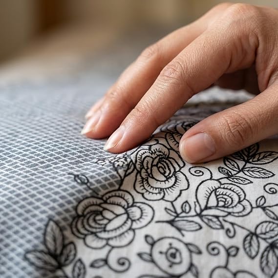 Heritage Floral Border Bedsheet