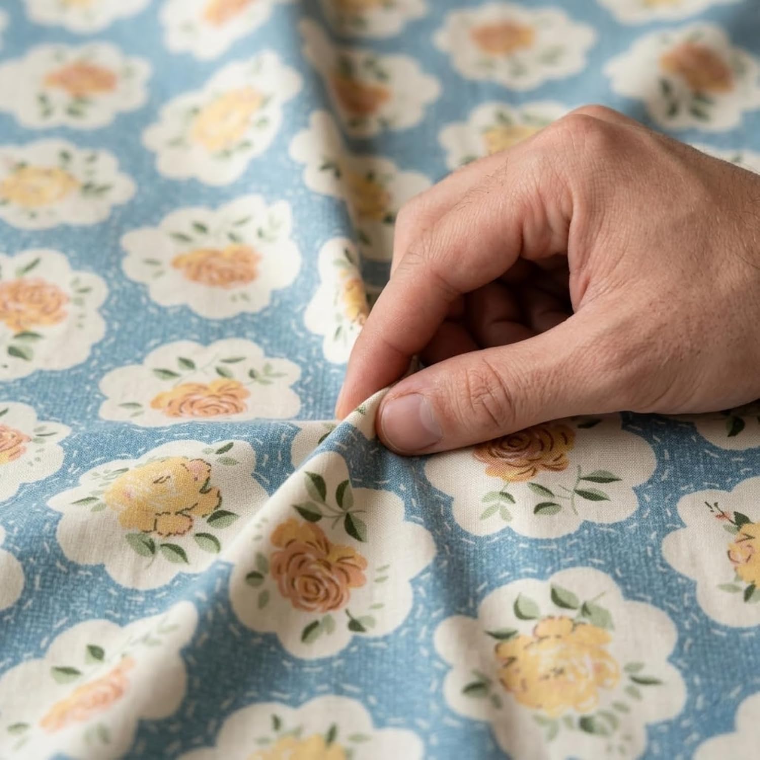 KNOT & TALES 100% Pure Cotton Double Bedsheet King Size