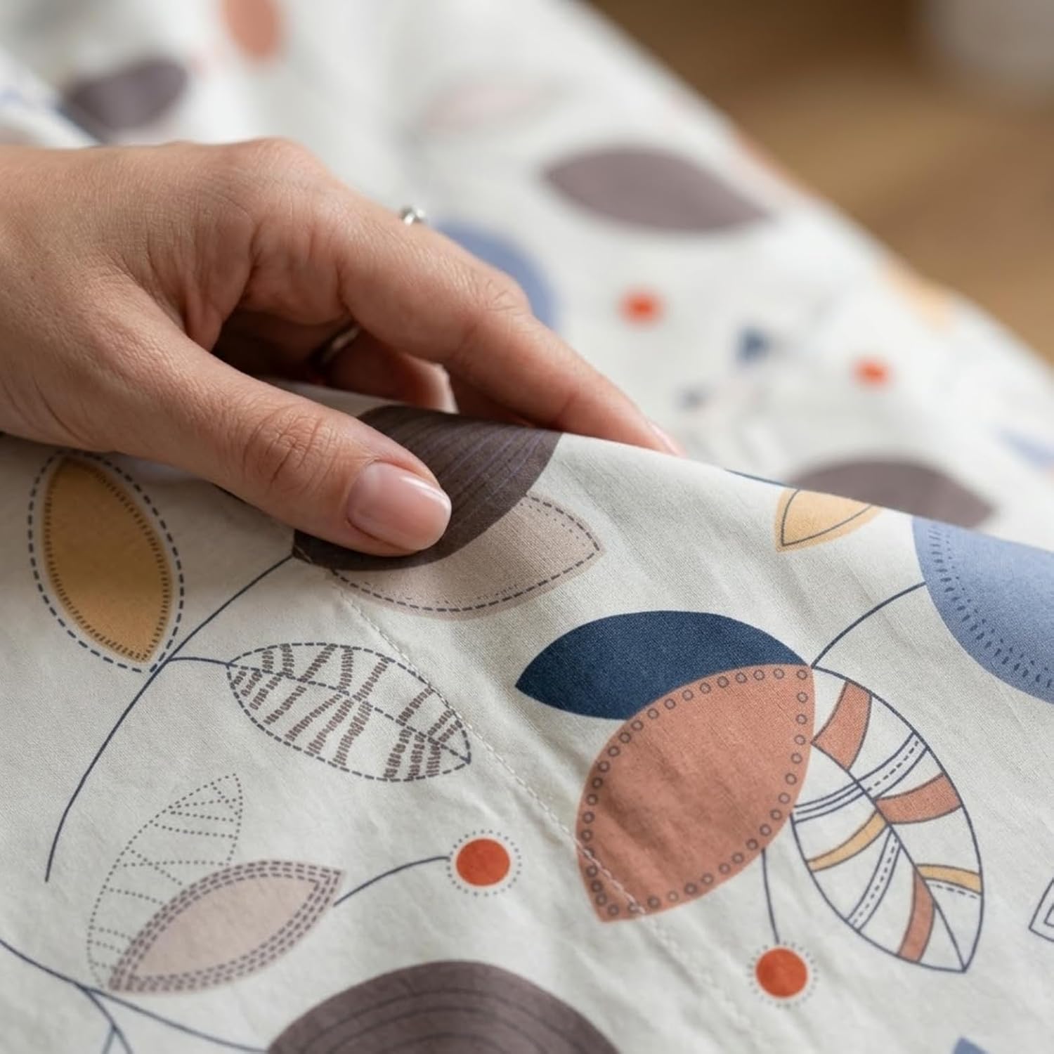 Boho Leafscape Pattern  Bedsaheet