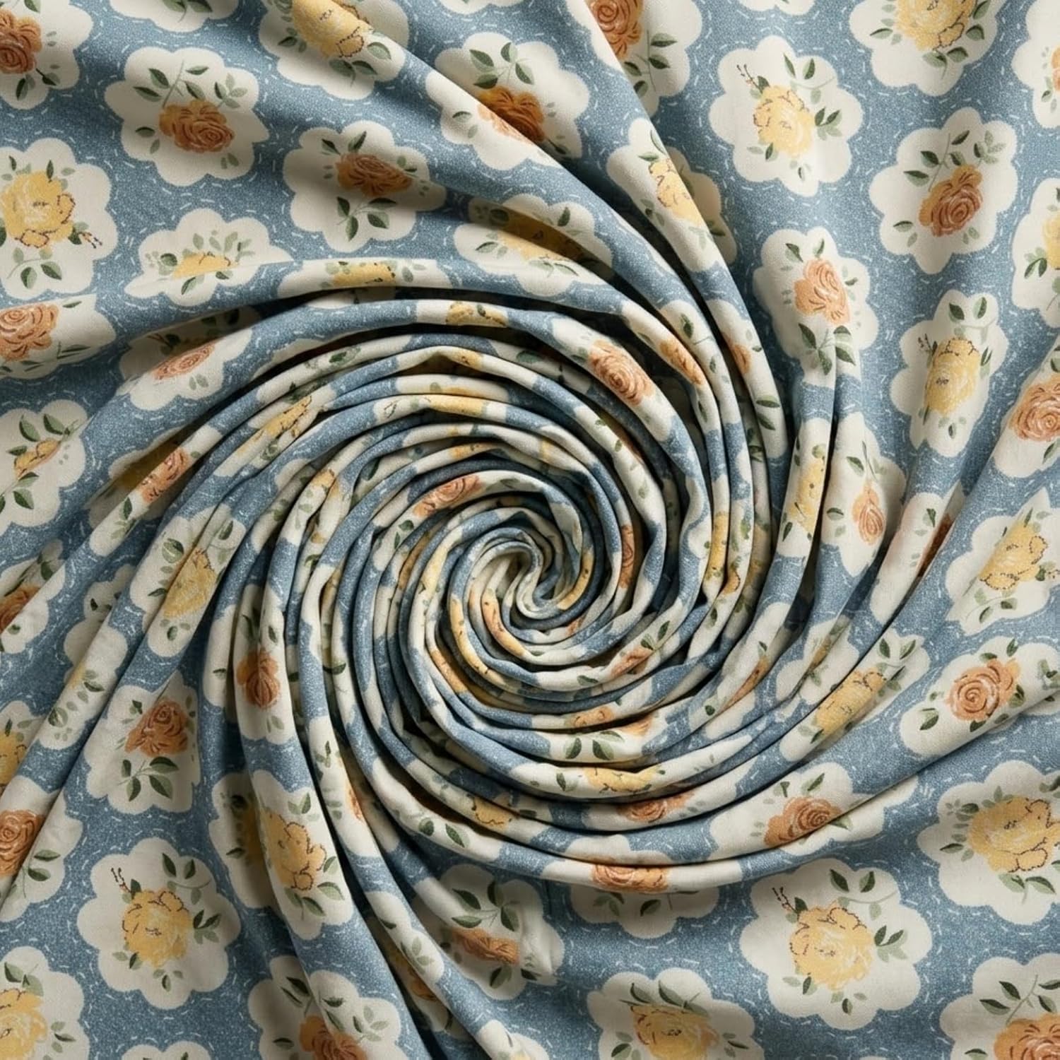 KNOT & TALES 100% Pure Cotton Double Bedsheet King Size
