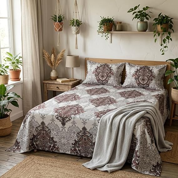 Soft Breathable Printed Bed Sheet