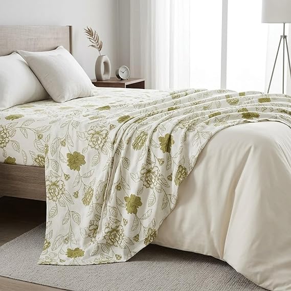 Heritage Cotton King Sheet Set