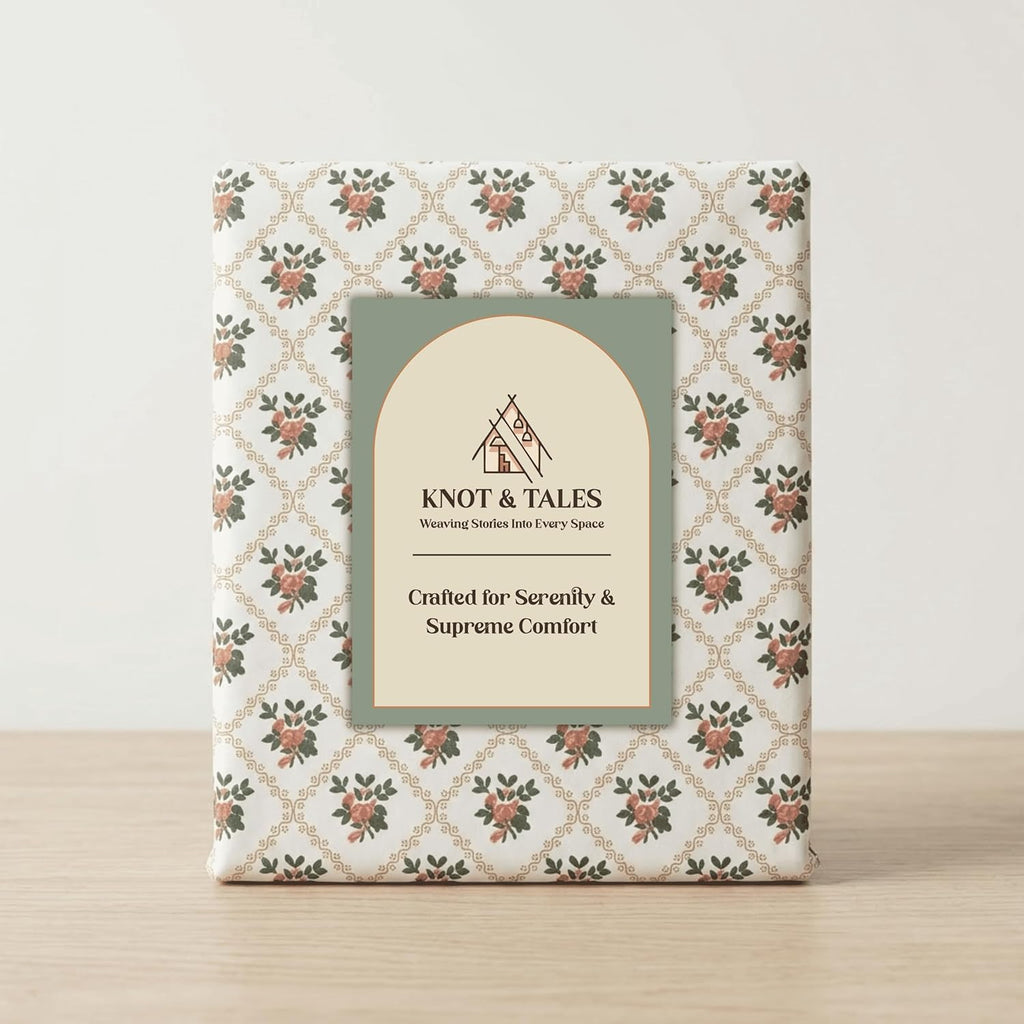 KNOT & TALES Rosewood Comfortable Bedding Set