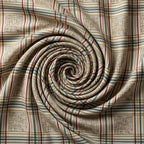 Heritage Weave Pattern Oatmeal Beige Printed